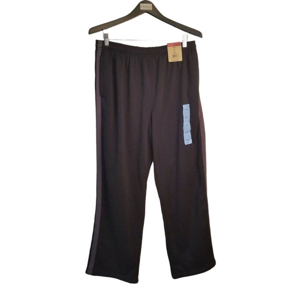 REEBOK black Sweat MEN'S pants SIZE L 34 Waist 31 INSEAM - Picture 1 of 6
